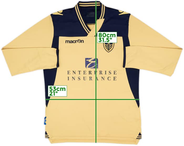 2013-14 Leeds United Away L/S Shirt - 7/10 - (L)