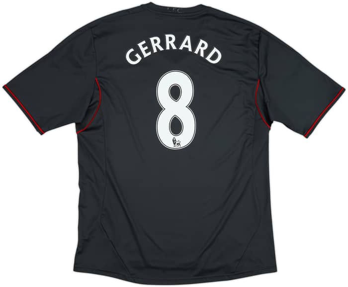 2011-12 Liverpool Away Shirt Gerrard #8 - 5/10 - (XL)