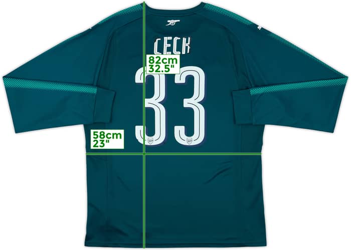 2017-18 Arsenal GK Shirt Cech #33 - 4/10 - (XXL)