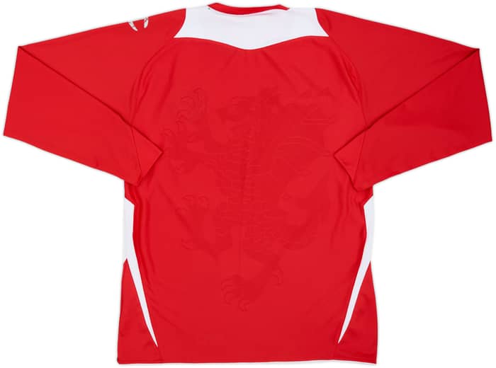 2008-10 Wales Home L/S Shirt - 7/10 - (M)