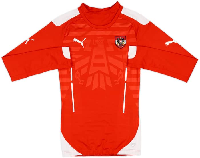 2014-16 Austria Player Issue Home L/S Shirt - 4/10 - (M)