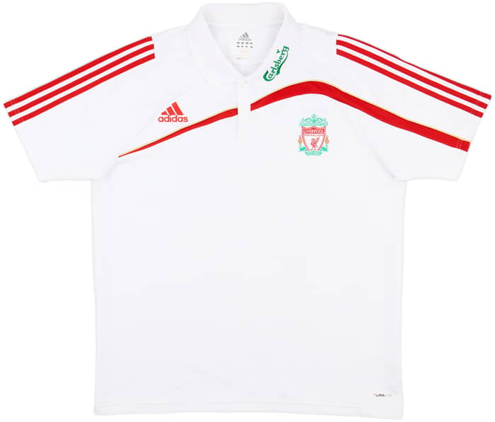 2009-10 Liverpool adidas Polo Shirt - 8/10 - (XL)