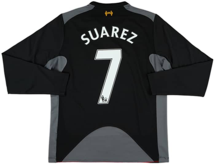 2012-13 Liverpool Away L/S Shirt Suarez #7 - 6/10 - (S)