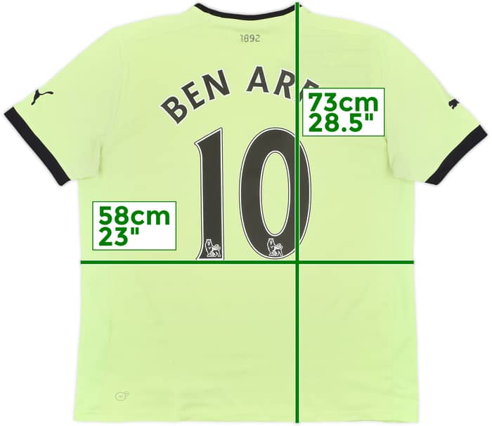 2012-13 Newcastle Third Shirt Ben Arfa #10 - 7/10 - (L)
