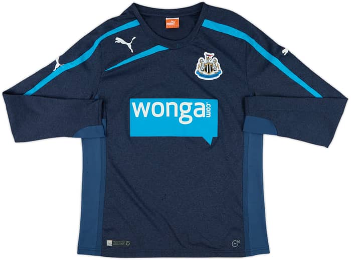 2013-14 Newcastle Away L/S Shirt Ba #19 - 5/10 - (S)
