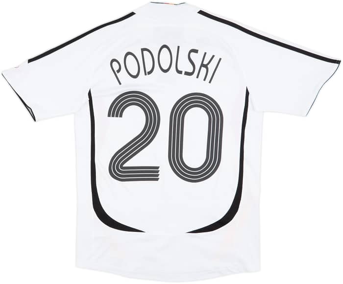 2005-07 Germany Home Shirt Podolski #20 - 8/10 - (S)