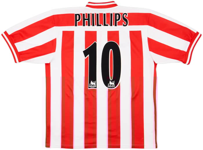 1999-00 Sunderland Home Shirt Phillips #10 - 8/10 - (L)