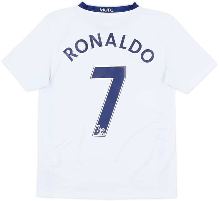 2008-10 Manchester United Away Shirt Ronaldo #7 - 6/10 - (L.Boys)