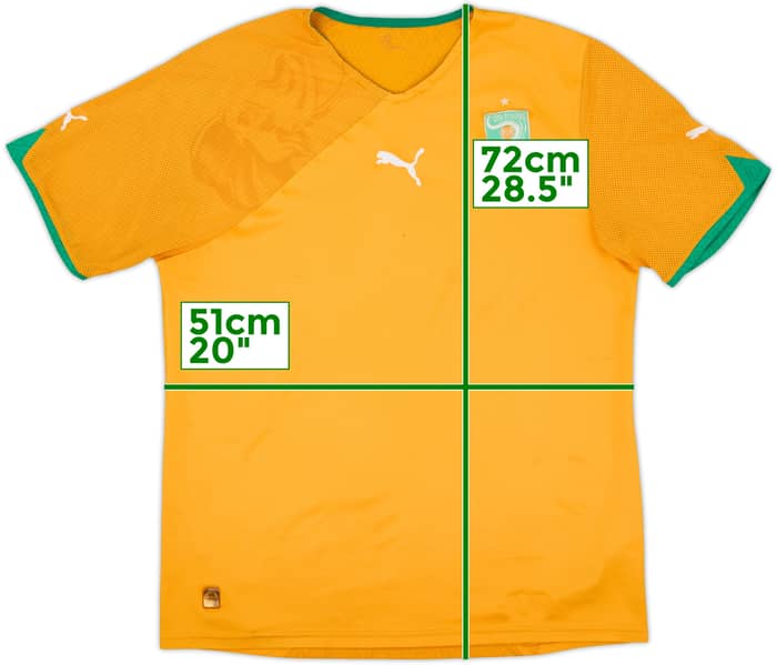 2010-11 Ivory Coast Home Shirt - 5/10 - (L)