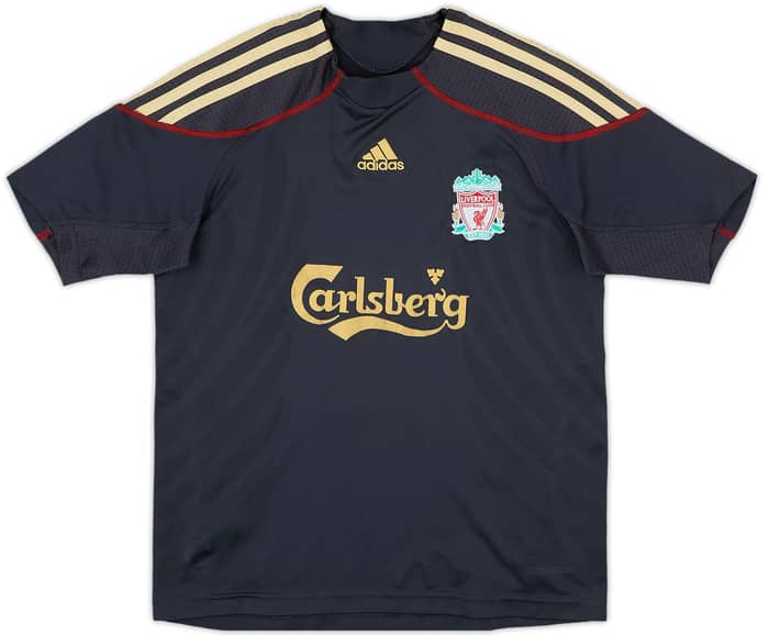 2009-10 Liverpool Away Shirt Gerrard #8 - 6/10 - (S.Boys)