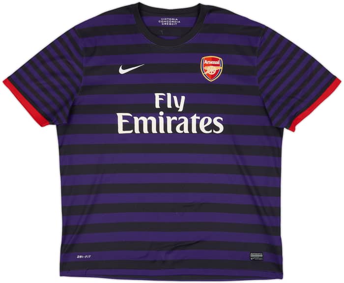 2012-13 Arsenal Away Shirt Arteta #8 - 6/10 - (XXL)