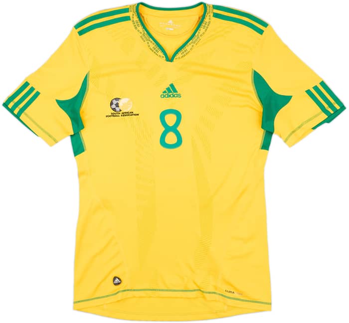 2009-11 South Africa Home Shirt Tshabalala #8 - 9/10 - (M)