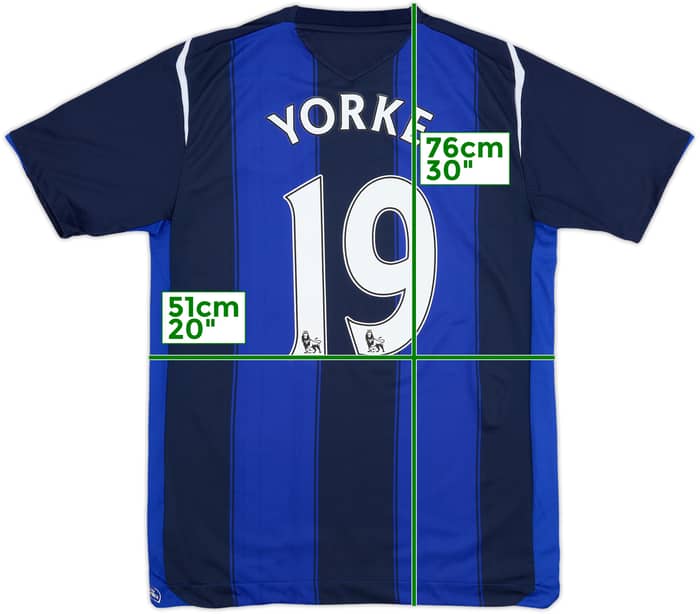2008-09 Sunderland Away Shirt Yorke #19 - 10/10 - (M)