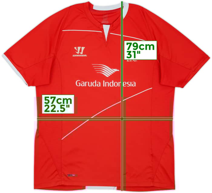 2014-15 Liverpool Warrior Training Shirt - 7/10 - (XL)