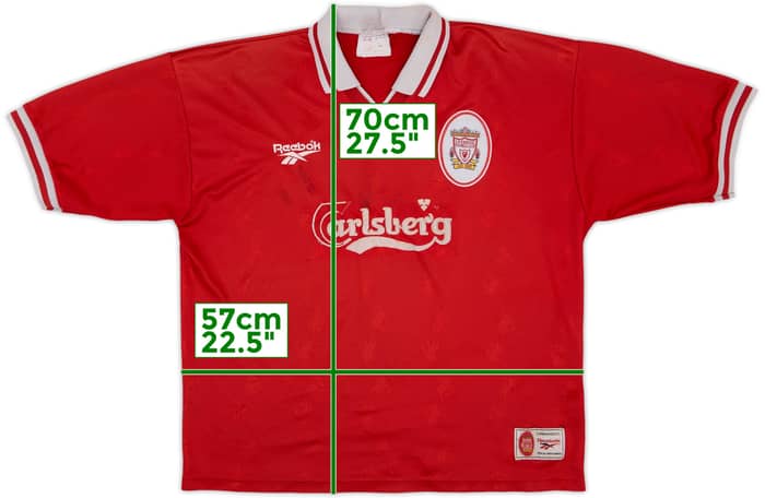1996-98 Liverpool Home Shirt - 4/10 - (XL)