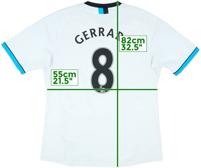 2011-12 Liverpool Third Shirt Gerrard #8 - 7/10 - (XL)