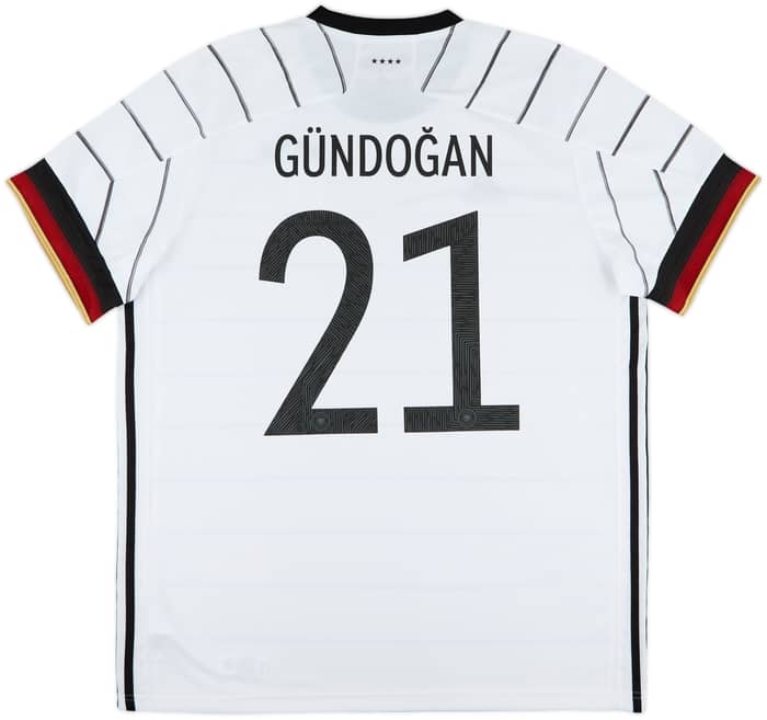 2020-21 Germany Home Shirt Gundogan #21 - 9/10 - (XL)