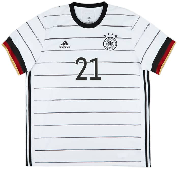 2020-21 Germany Home Shirt Gundogan #21 - 9/10 - (XL)