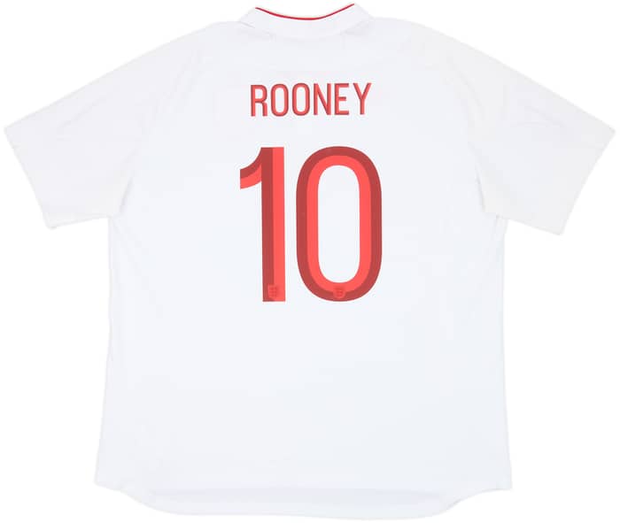 2012-13 England Home Shirt Rooney #10 - 6/10 - (3XL)