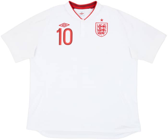 2012-13 England Home Shirt Rooney #10 - 6/10 - (3XL)