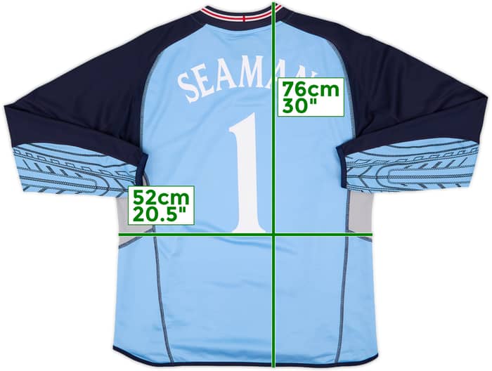 2002-03 England GK Shirt Seaman #1 - 9/10 - (L)