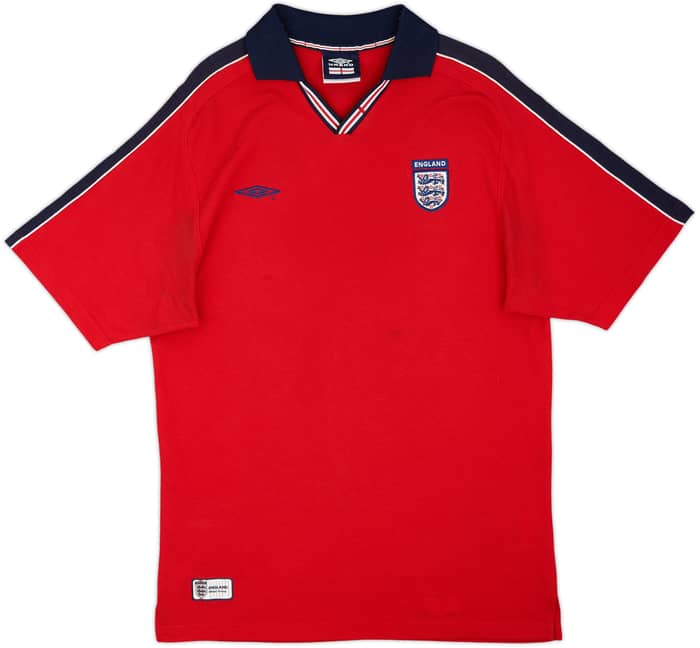 2002-04 England Umbro Polo Shirt - 7/10 - (XL)