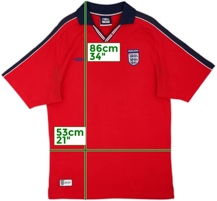 2002-04 England Umbro Polo Shirt - 7/10 - (XL)