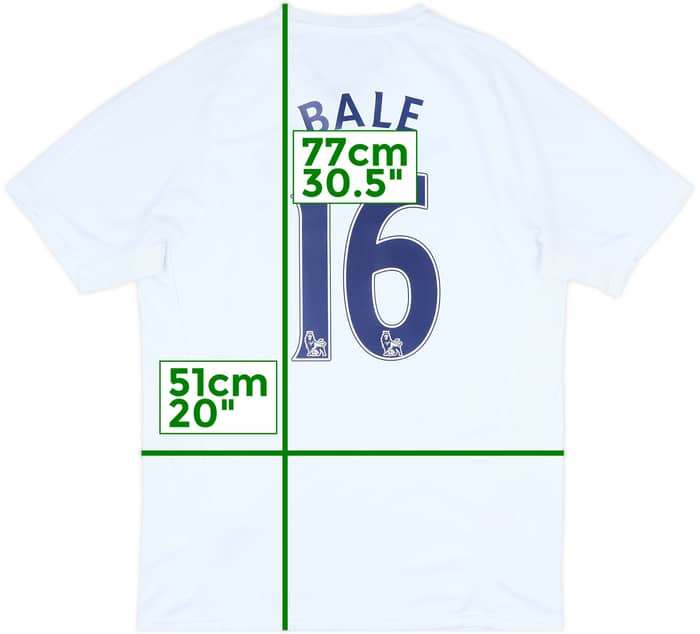 2007-08 Tottenham Home Shirt Bale #16 - 8/10 - (M)