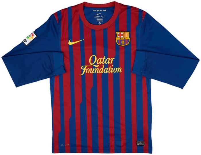 2011-12 Barcelona Home L/S Shirt Alexis #9 - 7/10 - (S)