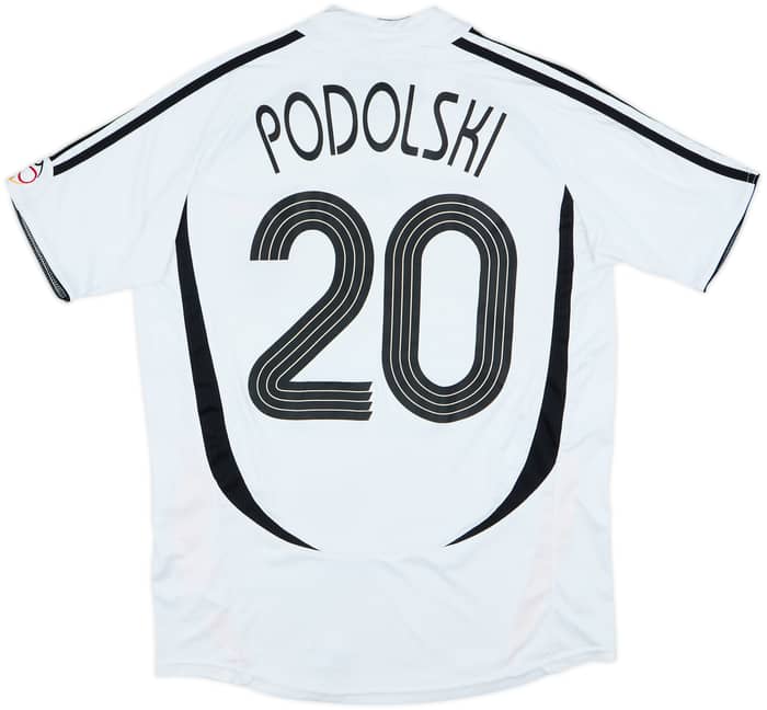 2005-07 Germany Home Shirt Podolski #20 - 6/10 - (S)