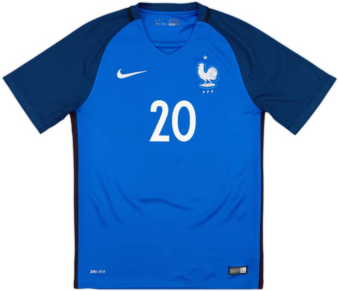 2016-17 France Home Shirt Mbappe #20 - 9/10 - (S)