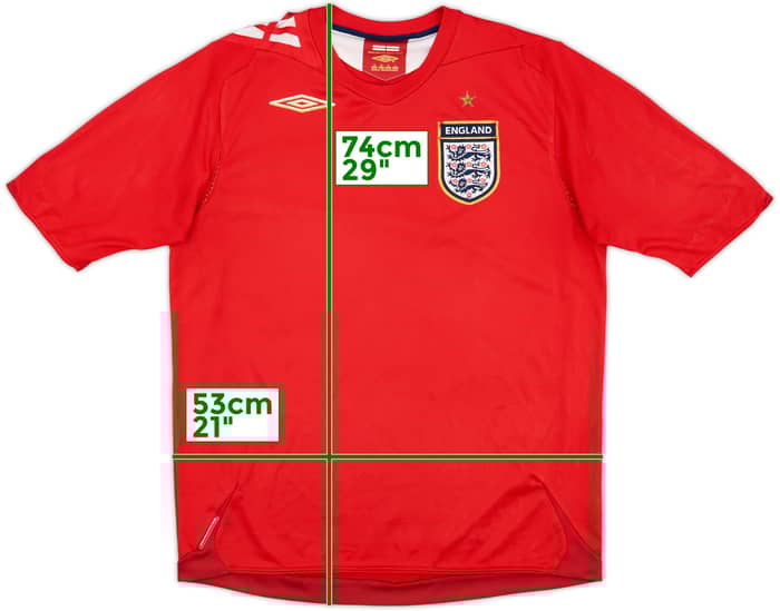 2006-08 England Away Shirt - 5/10 - (M)