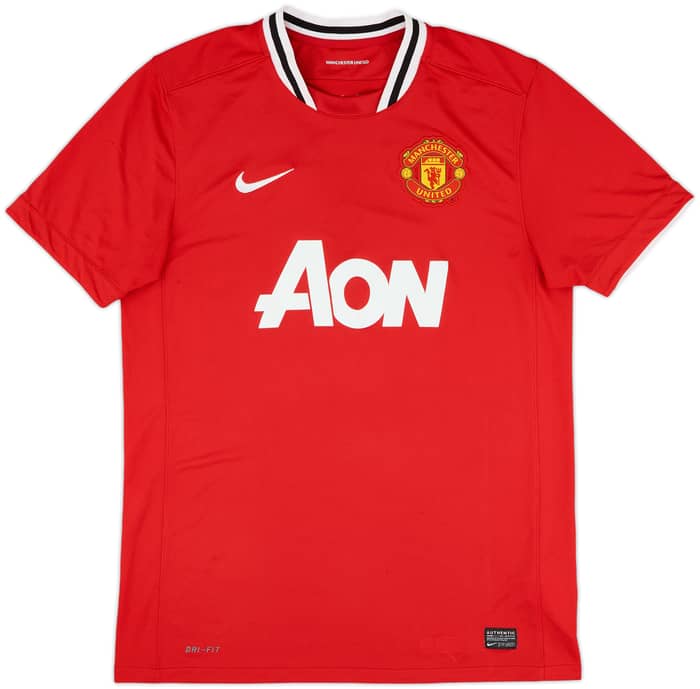 2011-12 Manchester United Home Shirt Chicharito #14 - 6/10 - (L)