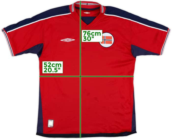 2003-04 Norway Home Shirt - 7/10 - (M)