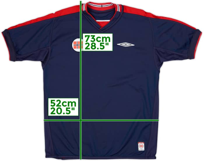 2003-04 Norway Home Shirt - 10/10 - (M)