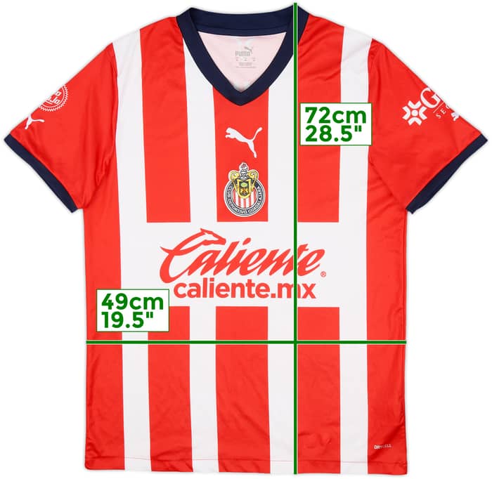 2022-23 Chivas Guadalajara Home Shirt - 6/10 - (M)