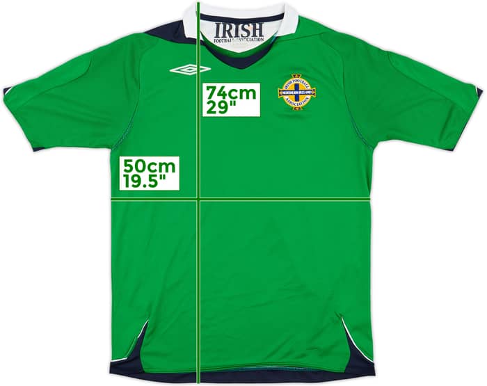 2006-08 Northern Ireland Home Shirt - 8/10 - (M)