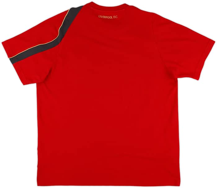 2009-10 Liverpool adidas Cotton Tee - 8/10 - (L)
