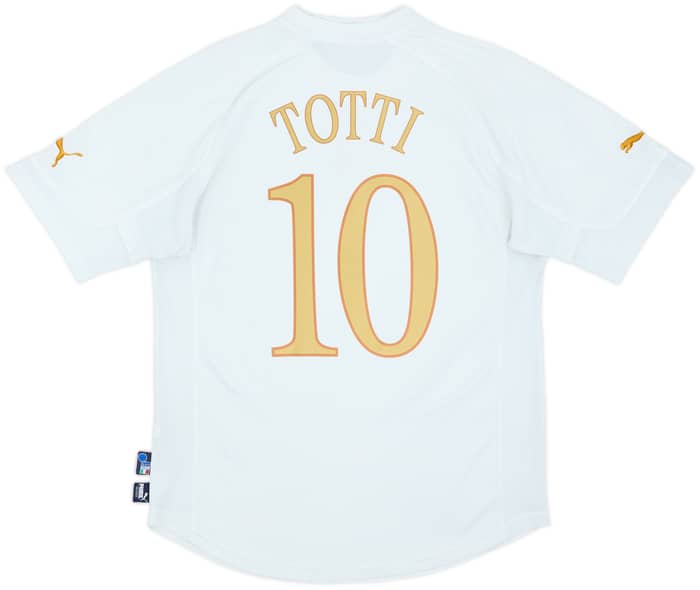 2004-06 Italy Away Shirt Totti #10 - 6/10 - (L)
