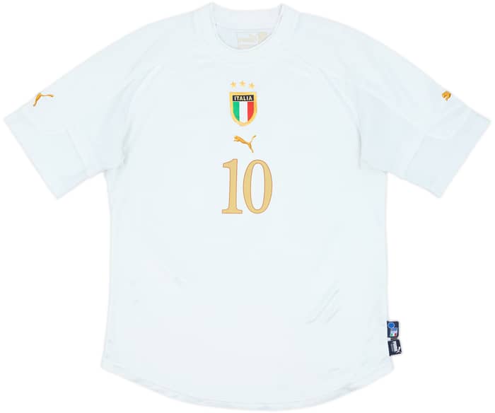 2004-06 Italy Away Shirt Totti #10 - 6/10 - (L)