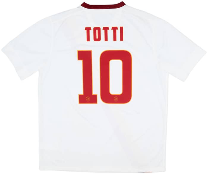 2014-15 Roma Away Shirt Totti #10 - 7/10 - (XL)