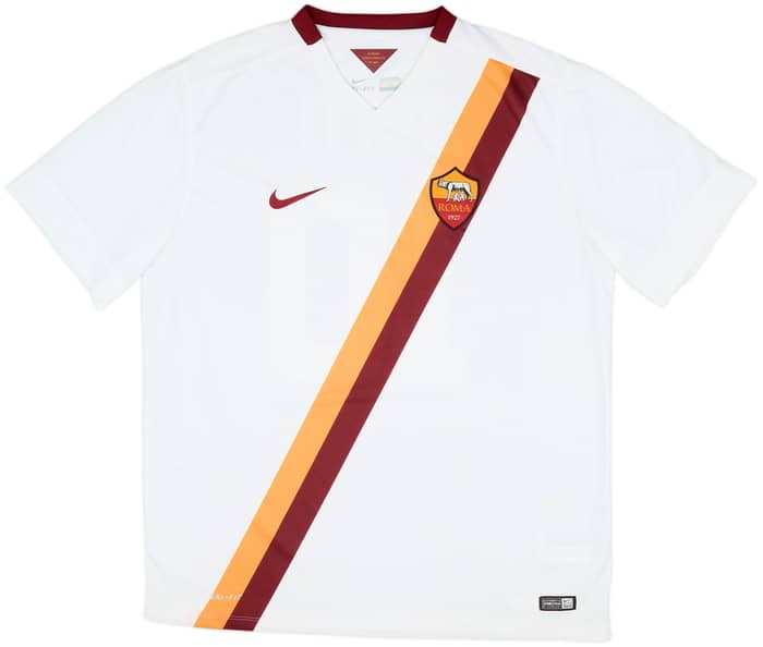 2014-15 Roma Away Shirt Totti #10 - 7/10 - (XL)