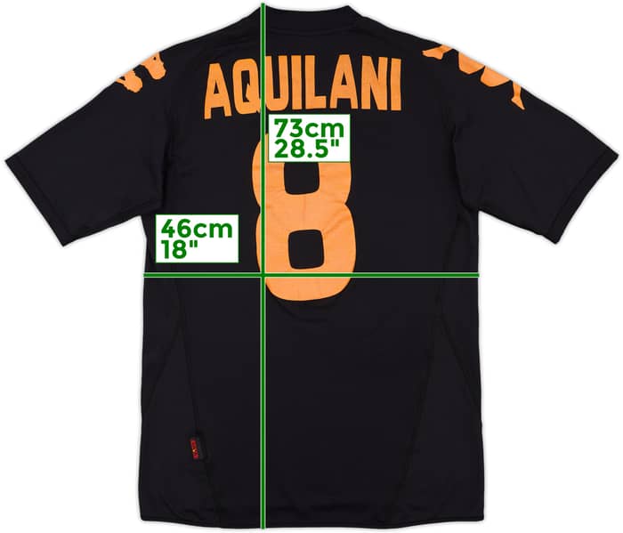 2007-08 Roma Third Shirt Aquilani #8 - 6/10 - (L)