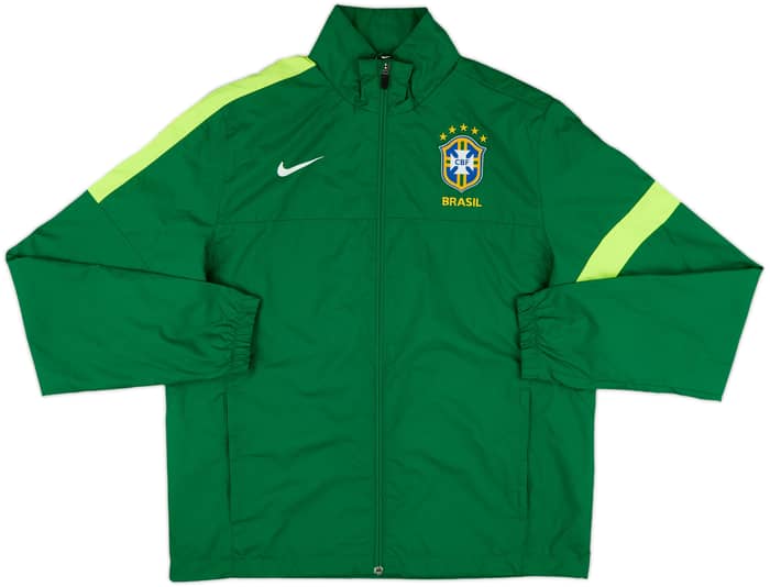 2013-14 Brazil Nike Track Jacket - 8/10 - (M)