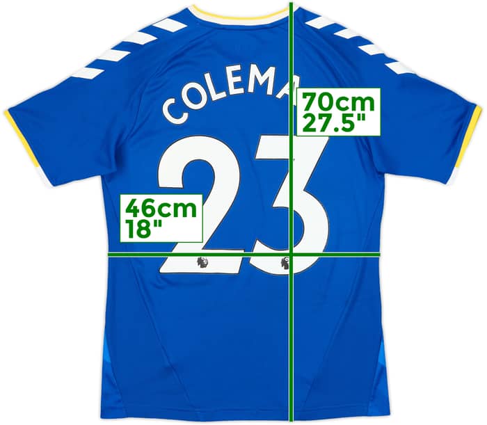 2021-22 Everton Home Shirt Coleman #23 - 6/10 - (S)