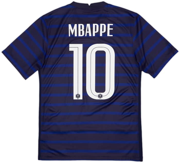 2020-21 France Home Shirt Mbappe #10 - 6/10 - (S)