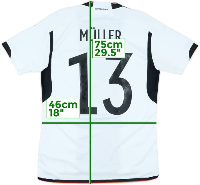 2022-23 Germany Home Shirt Muller #13 - 6/10 - (M)