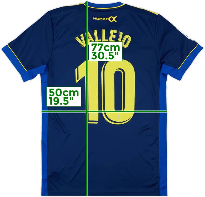 2020-21 Cadiz Away Shirt Vallejo #10 - 7/10 - (M)