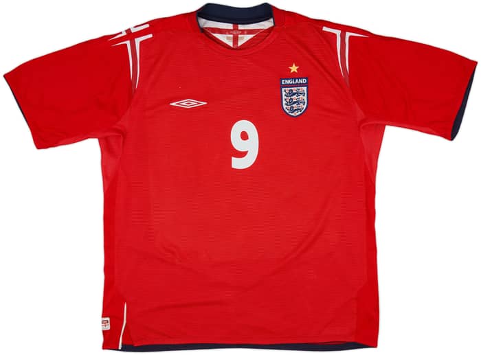 2004-06 England Away Shirt Rooney #9 - 6/10 - (XL)