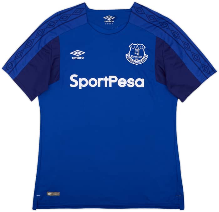 2017-18 Everton Home Shirt Baines #3 - 8/10 - (L)